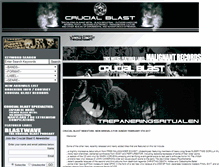 Tablet Screenshot of crucialblastshop.net